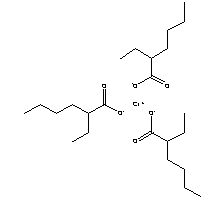 Chromium(iii) 2-ethylhexanoate Structure,3444-17-5Structure