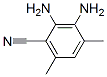 Benzonitrile,2,3-diamino-4,6-dimethyl- Structure,344595-76-2Structure