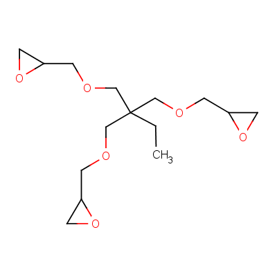 2,2-(((2-Ethyl-2-((oxiran-2-ylmethoxy)methyl)propane-1,3-diyl)bis(oxy))bis(methylene))bis(oxirane) Structure,3454-29-3Structure