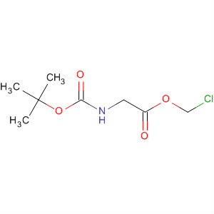 N-tert-butoxycarbonyl-glycine chloromethyl ester Structure,34573-36-9Structure