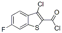 3-Chloro-6-fluorobenzo[b]thiophene-2-carbonyl chloride Structure,34576-83-5Structure