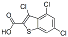 3,4,6-Trichloro-benzo[b]thiophene-2-carboxylic acid Structure,34576-90-4Structure