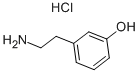 3-Hydroxyphenethylamine hydrochloride Structure,3458-98-8Structure