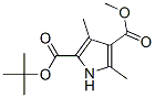 2-Tert-butyl 4-methyl 3,5-dimethyl-1H-pyrrole-2,4-dicarboxylate Structure,34580-55-7Structure