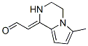 Acetaldehyde,(3,4-dihydro-6-methylpyrrolo[1,2-a]pyrazin-1(2h)-ylidene)-(9ci) Structure,345892-02-6Structure