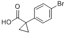 1-(4-Bromophenyl)cyclopropane Carboxylic acid Structure,345965-52-8Structure