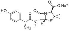 Amoxicillin sodium Structure,34642-77-8Structure