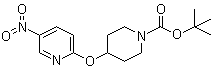 4-(5-Nitro-pyridin-2-yloxy)-piperidine-1-carboxylic acid tert-butyl ester Structure,346665-40-5Structure