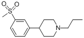 4-[3-(Methylsulfonyl)phenyl]-1-propylpiperidine Structure,346688-38-8Structure