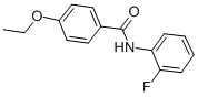 4-Ethoxy-n-(2-fluorophenyl)benzamide Structure,346720-52-3Structure