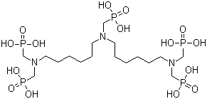 Bis(hexamethylenetriaminepenta(methylenephosphonic acid)) Structure,34690-00-1Structure