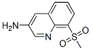 3-Quinolinamine,8-(methylsulfonyl)- Structure,347146-20-7Structure