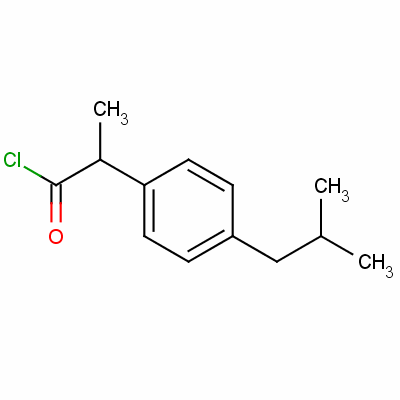 2-(4-Isobutylphenyl)propanoyl chloride Structure,34715-60-1Structure