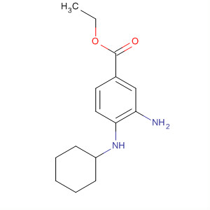 Ethyl 3-amino-4-cyclohexylaminobenzoate Structure,347174-05-4Structure