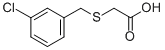 (3-Chlorobenzyl)thio]acetic acid Structure,34722-33-3Structure