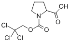 1-[(2,2,2-Trichloroethoxy)carbonyl]-pyrrolidine-2-carboxylic acid Structure,347386-09-8Structure