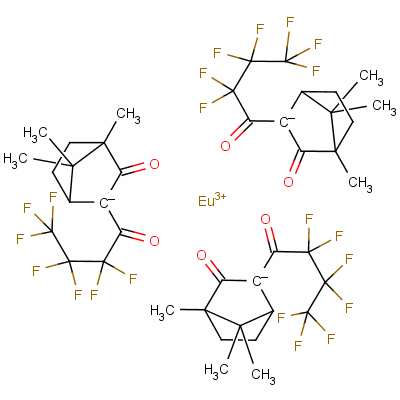 Europium tris[3-(heptafluoropropylhydroxymethylene)-(+)-camphorate] Structure,34788-82-4Structure