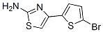 4-(5-Bromothiophen-2-yl)thiazol-2-ylamine Structure,34801-14-4Structure