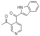 1-(4-((1H)-indol-2-ylcarbonyl)-3-pyridinyl)ethanone Structure,348085-14-3Structure