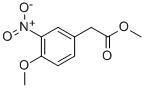 Methyl 2-(4-methoxy-3-nitrophenyl)acetate Structure,34837-88-2Structure