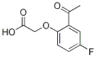 2-(2-Acetyl-4-fluorophenoxy)acetic acid Structure,34848-65-2Structure