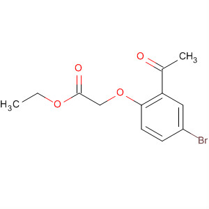 Ethyl 2-(2-acetyl-4-bromophenoxy)acetate Structure,34849-50-8Structure