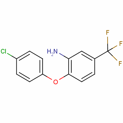 2-(4-Chlorophenoxy)-5-(trifluoromethyl)aniline Structure,349-20-2Structure