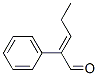 2-Phenyl-2-pentenal Structure,3491-63-2Structure