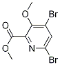 Methyl4,6-dibromo-3-methoxypicolinate Structure,350602-03-8Structure