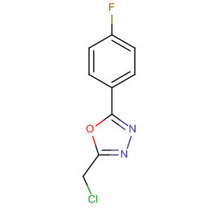 1,3,4-Oxadiazole, 2-(chloromethyl)-5-(4-fluorophenyl)- Structure,350672-14-9Structure