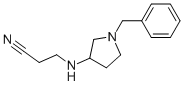 3-[(1-Benzylpyrrolidin-3-yl)amino]propanenitrile Structure,350854-28-3Structure