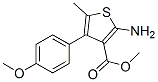 Methyl 2-amino-4-(4-methoxyphenyl)-5-methylthiophene-3-carboxylate Structure,350989-87-6Structure