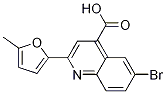 6-Bromo-2-(5-methyl-furan-2-yl)quinoline-4-carboxylic acid Structure,350998-12-8Structure