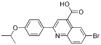 6-Bromo-2-(4-isopropoxyphenyl)quinoline-4-carboxylic acid Structure,351001-10-0Structure