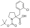 1-Boc-2-(2-chlorobenzyl)-2-pyrrolidinecarboxylic acid Structure,351002-86-3Structure