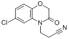 6-Chloro-2,3-dihydro-3-oxo-4H-1,4-benzoxazine-4-propionitrile Structure,351003-20-8Structure