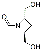 1-Azetidinecarboxaldehyde,2,4-bis(hydroxymethyl)-,(2s,4s)-(9ci) Structure,351075-56-4Structure