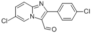 6-Chloro-2-(4-chlorophenyl)imidazo[1,2-a]-pyridine-3-carbaldehyde Structure,351227-28-6Structure