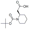 2-Piperidineacetic acid, 1-[(1,1-dimethylethoxy)carbonyl]-,(2R)- Structure,351410-32-7Structure