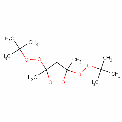 3,5-Bis[(tert-butyl)dioxy]-3,5-dimethyl-1,2-dioxolane Structure,35147-45-6Structure