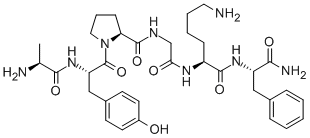 H-ala-tyr-pro-gly-lys-phe-nh2 Structure,352017-71-1Structure