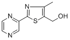 [4-Methyl-2-(2-pyrazinyl)-1,3-thiazol-5-yl]methanol Structure,352018-94-1Structure