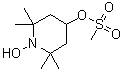 2,2,6,6-Tetramethyl-4-(methylsulfonyloxy)-1-piperidinooxy Structure,35203-66-8Structure