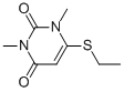 6-(Ethylthio)-1,3-dimethyluracil Structure,35218-96-3Structure