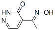 3(2H)-pyridazinone,4-[1-(hydroxyimino)ethyl ]-(9ci) Structure,352212-49-8Structure