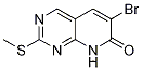 6-Bromo-2-(methylthio)pyrido[2,3-d]pyrimidin-7(8h)-one Structure,352328-87-1Structure