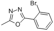 2-(2-Bromophenyl)-5-methyl-1,3,4-oxadiazole Structure,352330-84-8Structure