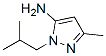 1-Isobutyl-3-methyl-1H-pyrazol-5-amine Structure,3524-36-5Structure