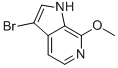 3-Bromo-7-methoxy-1h-pyrrolo[2,3-c]pyridine Structure,352434-16-3Structure