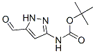 Carbamic acid,(5-formyl-1h-pyrazol-3-yl)-,1,1-dimethylethyl ester (9ci) Structure,352533-22-3Structure